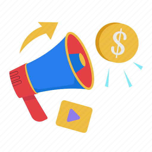 Megaphone, ad, advertisement, promotion, marketing, business, startup icon - Download on Iconfinder
