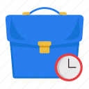 timer, working time, briefcase, portfolio, working hours, business, startup, new business, seo
