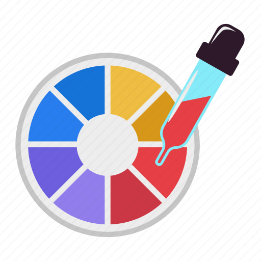 Color picker, dropper, palette, wheel, coloring, designer creativity, graphic design icon - Download on Iconfinder