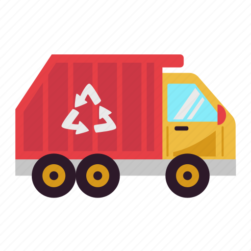 Garbage car, recycle, vehicle, transportation, truck, earth day, ecology icon - Download on Iconfinder