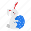 easter bunny, rabbit, egg, bunny, gift, easter, easter day, spring festival, decoration 