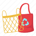 shopping bag, no plastic, reuseable, eco, bag, shopping, e commerce, shop, shopping activity
