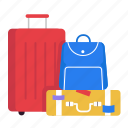 luggage, baggage, suitcase, bag, briefcase, travel, holiday, vacation, travel agency
