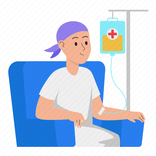 Chemotherapy, woman, patient, transfusion, infusion, world cancer day, cancer survivor icon - Download on Iconfinder
