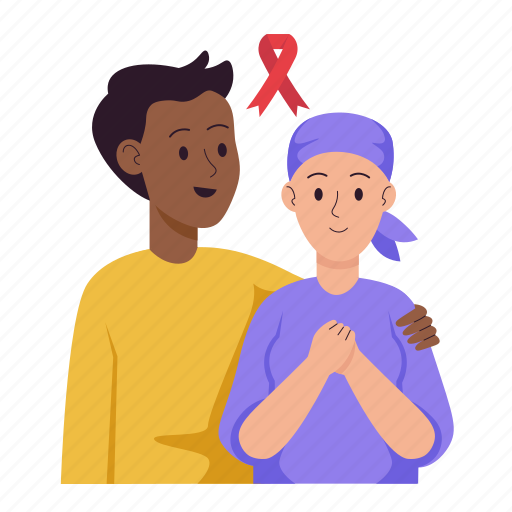 Support, care, help, family, couple, world cancer day, cancer survivor icon - Download on Iconfinder