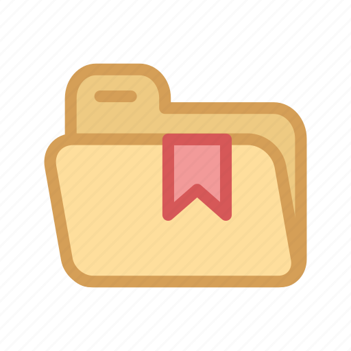 Bookmark, files, folder, system, user, management icon - Download on Iconfinder