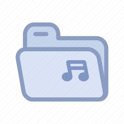 Files, folder, mp3, music, sound, media icon - Download on Iconfinder