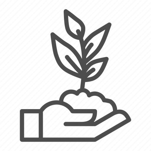 Sprout, plant, soil, hand, nature, leaf, tree icon - Download on Iconfinder