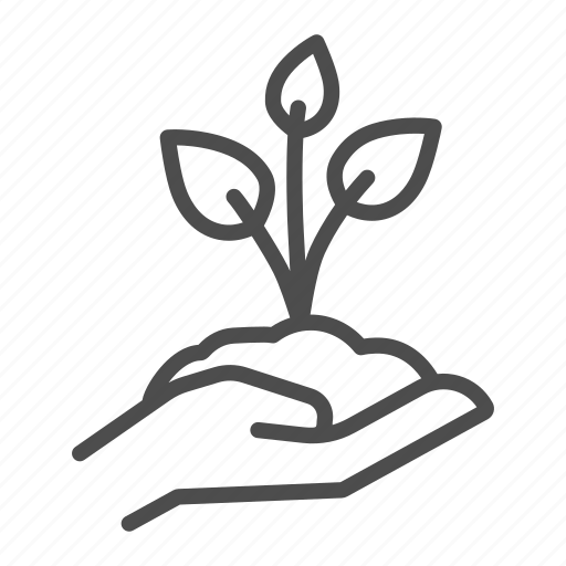 Sprout, plant, soil, nature, leaf, growth, hand icon - Download on Iconfinder