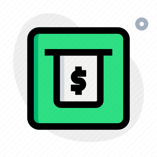 Atm, outdoor, cash, dispenser icon - Download on Iconfinder