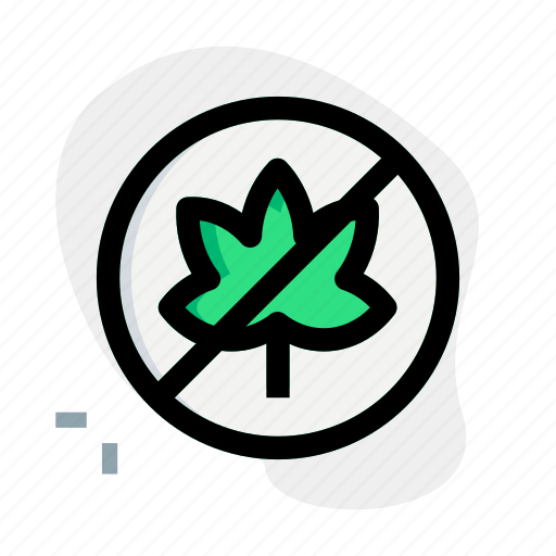 No, marijuana, outdoor, leaf, restricted icon - Download on Iconfinder