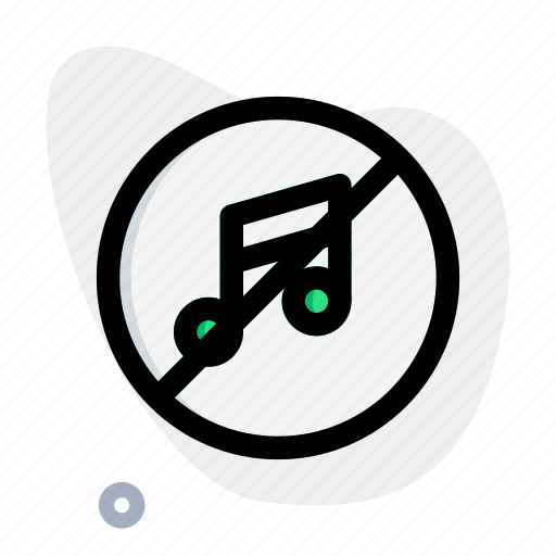 No, music, outdoor, forbidden icon - Download on Iconfinder