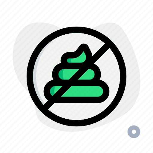 No, poop, outdoor, restricted icon - Download on Iconfinder