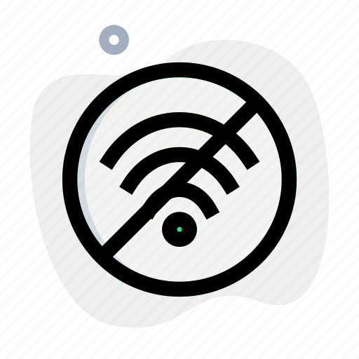 No, wifi, outdoor, restricted, internet icon - Download on Iconfinder