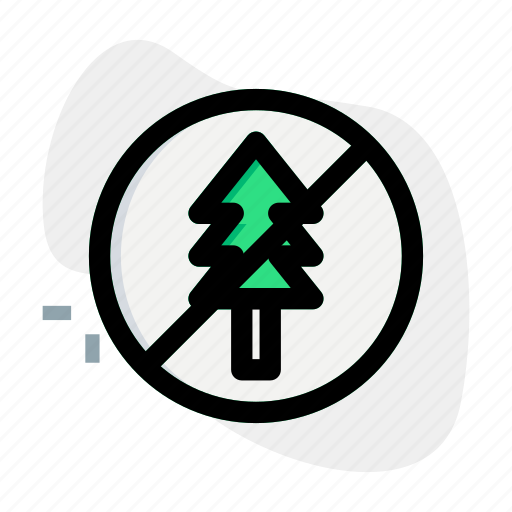 No chopping, wood, tree, restricted, outdoor icon - Download on Iconfinder
