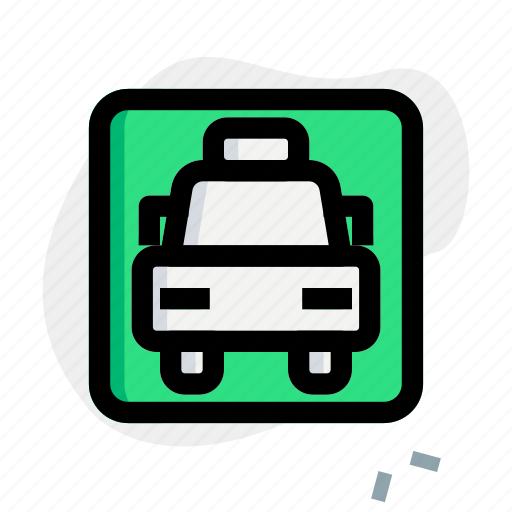 Taxi, sign, outdoor, cab, service icon - Download on Iconfinder
