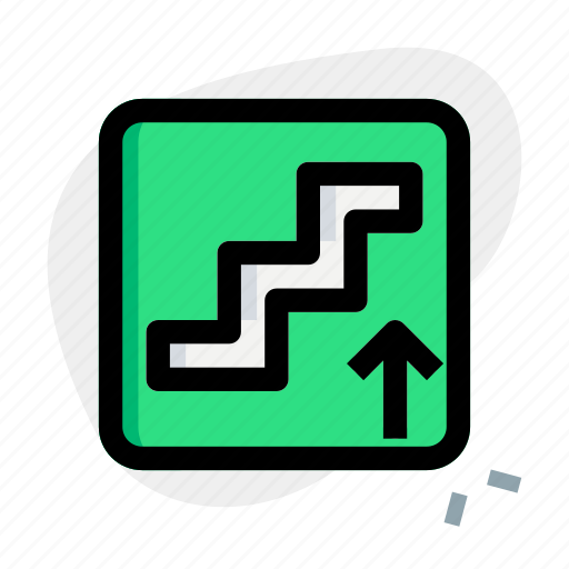 Upstairs, outdoor, up, arrow, direction icon - Download on Iconfinder