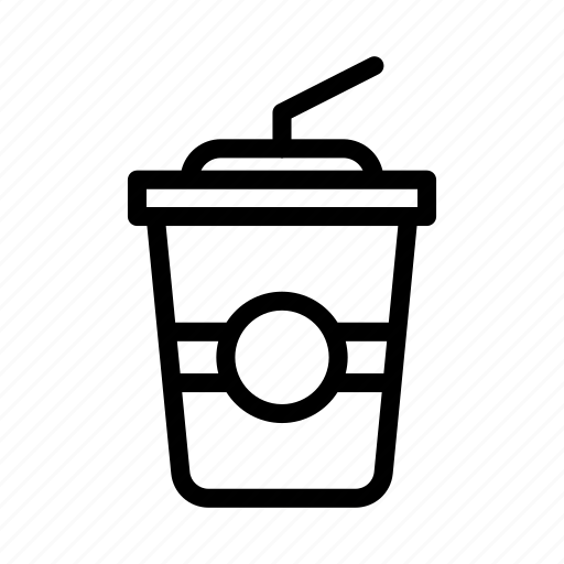 Coffee, cup, drink, juice, straw icon - Download on Iconfinder