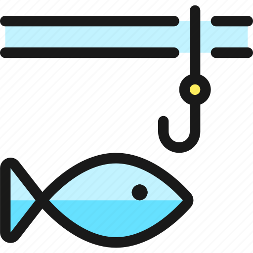 Fish, hook, fishing icon - Download on Iconfinder