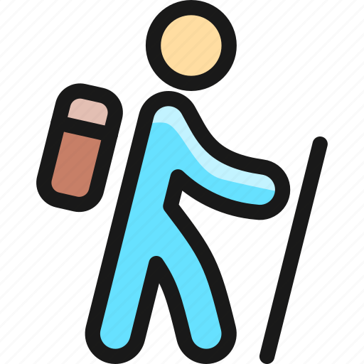 Trekking, person icon - Download on Iconfinder on Iconfinder
