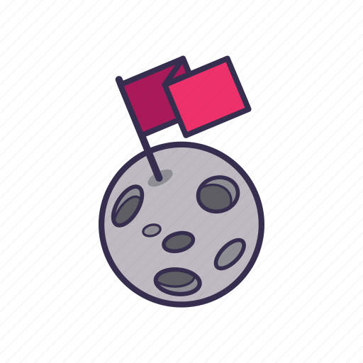Accomplished, flag, planet, space, star icon - Download on Iconfinder