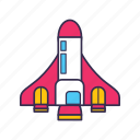 rocket, shuttle, space, spaceship
