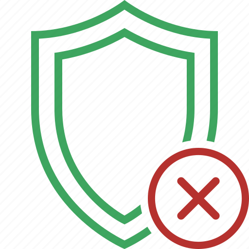 Cancel, protection, safety, secure, security, shield icon - Download on Iconfinder
