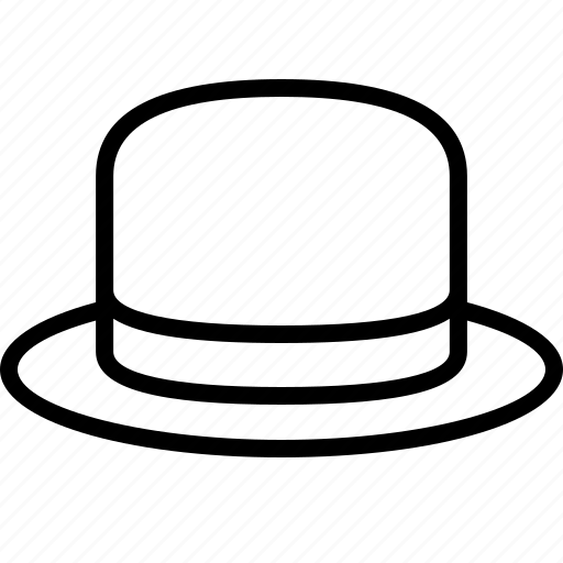 Accessory, bowler, clothing, fashion, hat, man icon - Download on Iconfinder