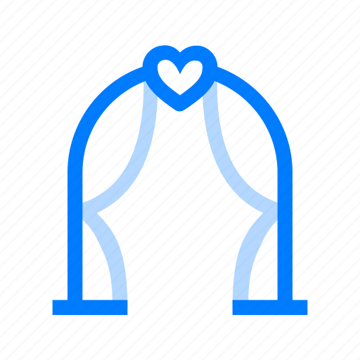 Arch, engagement, heart, marriage, ring, wedding icon - Download on Iconfinder