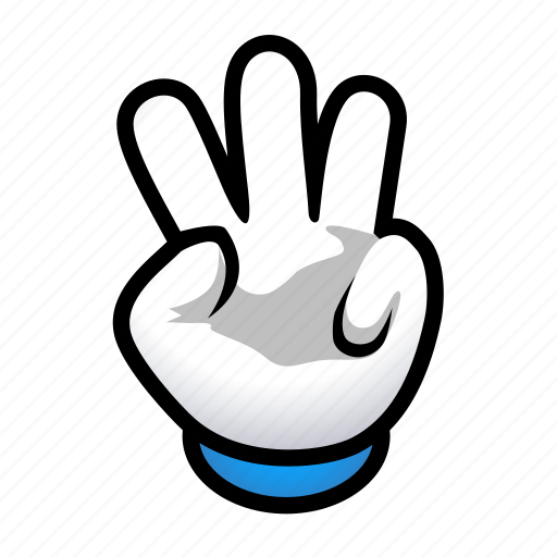 Gesture, hand, signs, third, three icon - Download on Iconfinder