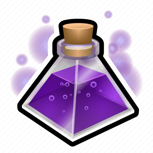 Flask, magic, medieval, potion, triangle icon - Download on Iconfinder