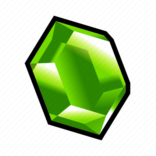Crystal, green, medieval, minerals, stone icon - Download on Iconfinder