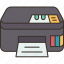 printer, document, scanner, computer, office