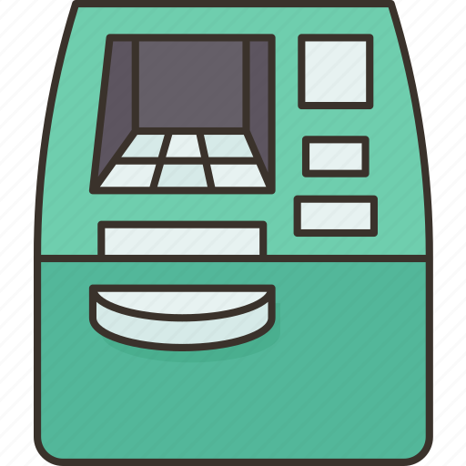 Teller, machine, automatic, banking, cash icon - Download on Iconfinder