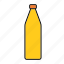 beverage, bottle, container, drink, juice, orange, packaging 