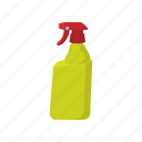 bottle, cartoon, plant, plastic, spray, sprayer, water