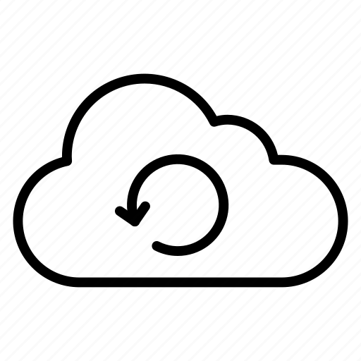 Cloud, delivery, cargo, restore, restart icon - Download on Iconfinder