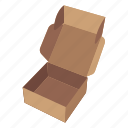 packaging, box, package, open, cargo, carton