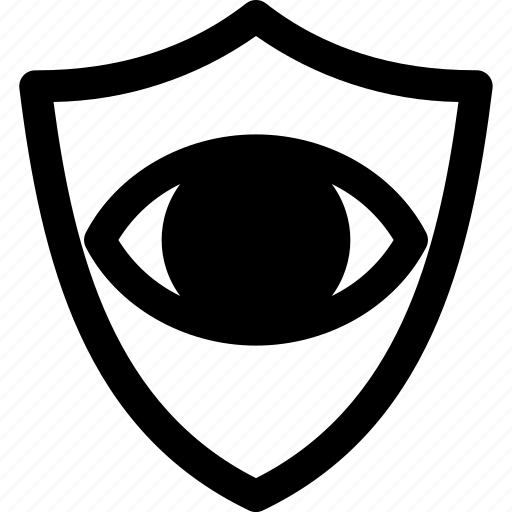 Shield, security, guard, protection, eye icon - Download on Iconfinder
