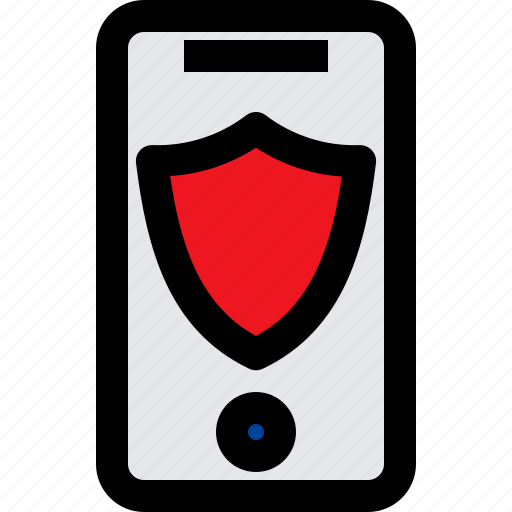 Smartphone, security, guard, protection, shield icon - Download on Iconfinder