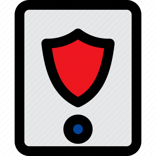 Tablet, security, guard, protection, shield icon - Download on Iconfinder