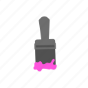 brush, color, paint, paintbrush, pink, tool