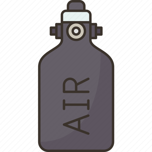 Air, tank, cartridge, gas, pressure icon - Download on Iconfinder
