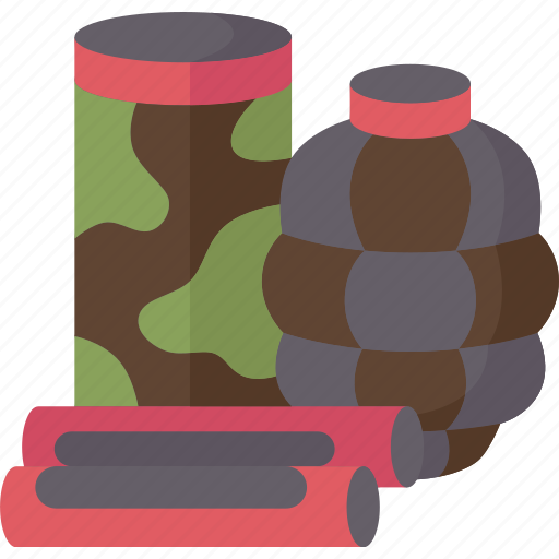 Pyrotechnics, bomb, grenade, weapon, attack icon - Download on Iconfinder