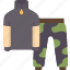 suit, combat, military, camouflage, clothes 