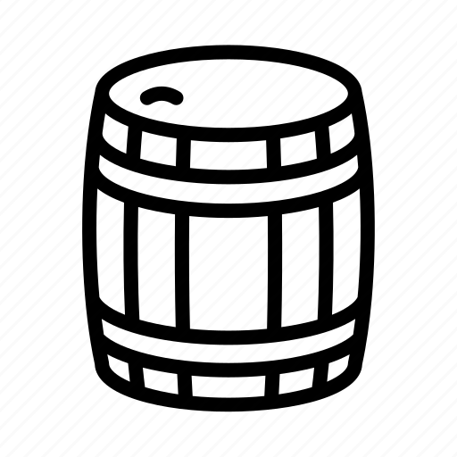 Barrel, wooden, vintage, storage, container icon - Download on Iconfinder