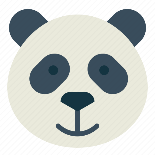 Panda, bear, animal, head, smile icon - Download on Iconfinder