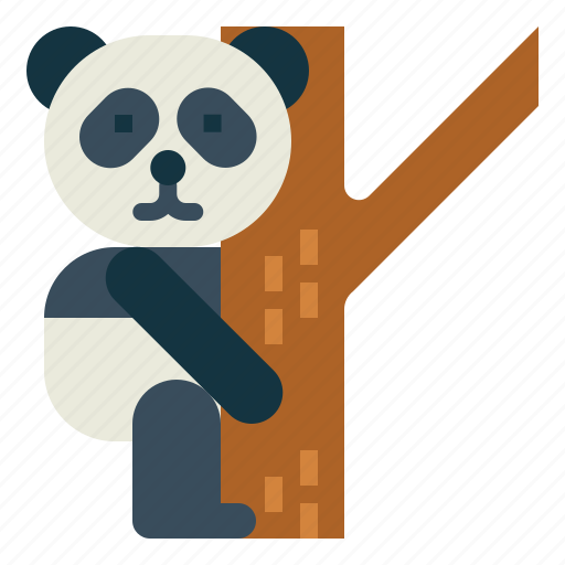 Panda, bear, animal, ursidae, giant icon - Download on Iconfinder