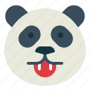 panda, bear, animal, ursidae, head