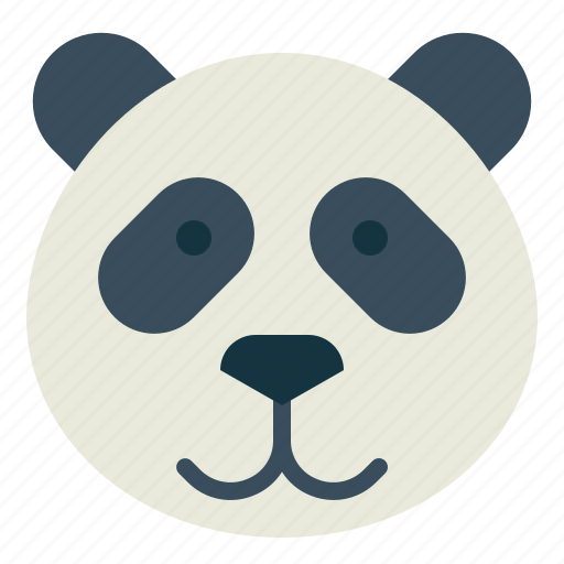 Panda, bear, animal, ursidae, head icon - Download on Iconfinder